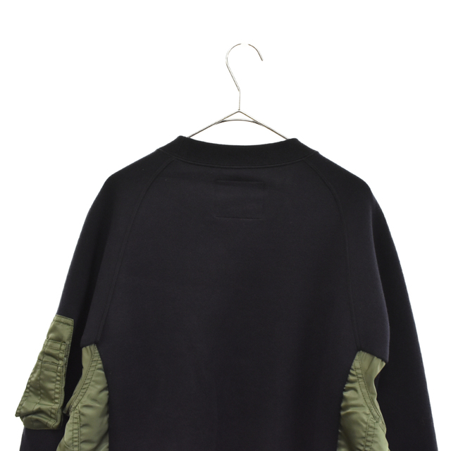 Sacai サカイ Sponge Sweat MA-1 Pullover SCM-043 スポンジ クルー