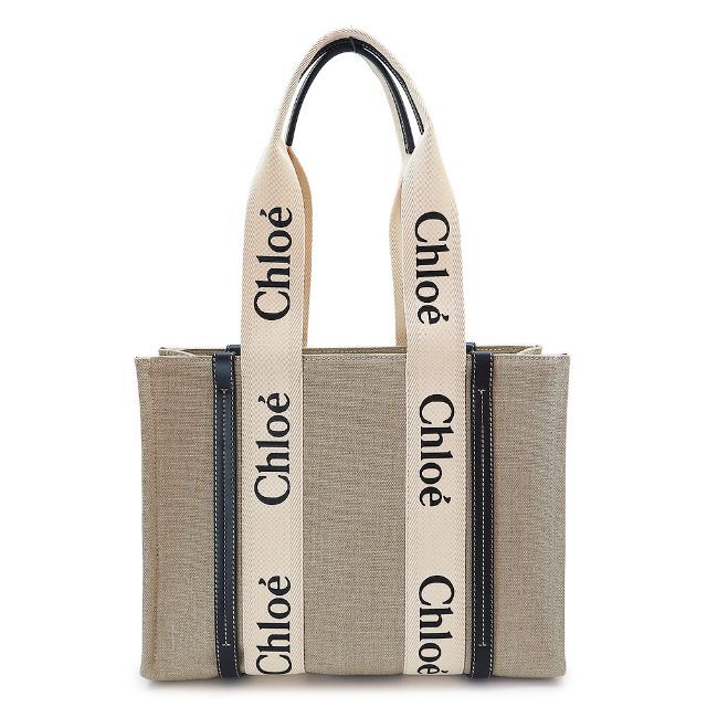 アイボリー×レッド 正規品 Chloe トートバッグ - 通販