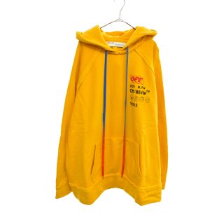 OFF-WHITE オフホワイト 19AW Industrial Y013 Hoodie OMBB057F19E30016  インダストリアルY013フーディ プルオーバーパーカー イエロー