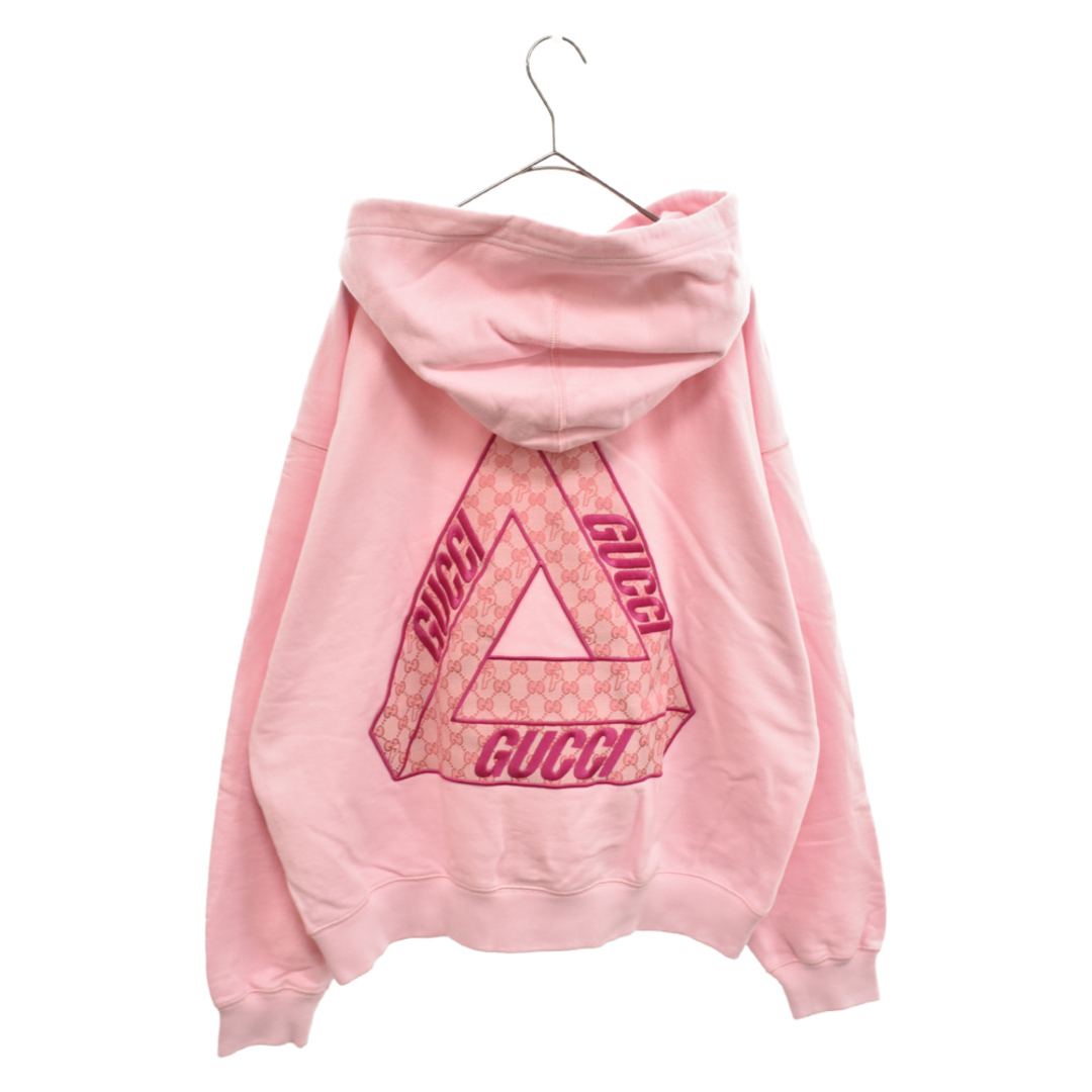 Buy Gucci 22AW×PALACE TRI-FERG GG PATCHED HOODIE Palace Triangle GG Patch  Hoodie Sweat Parker Pink 720348 XJE1A M Black from Japan - Buy authentic  Plus exclusive items from Japan