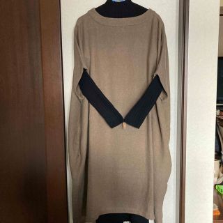 ネストローブ(nest Robe)のjoie de vivreリネンウールワンピース(ひざ丈ワンピース)