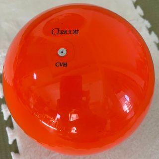 チャコット(CHACOTT)のチャコット　新体操　ボール　オレンジ　17センチ　無記名　中古(その他)