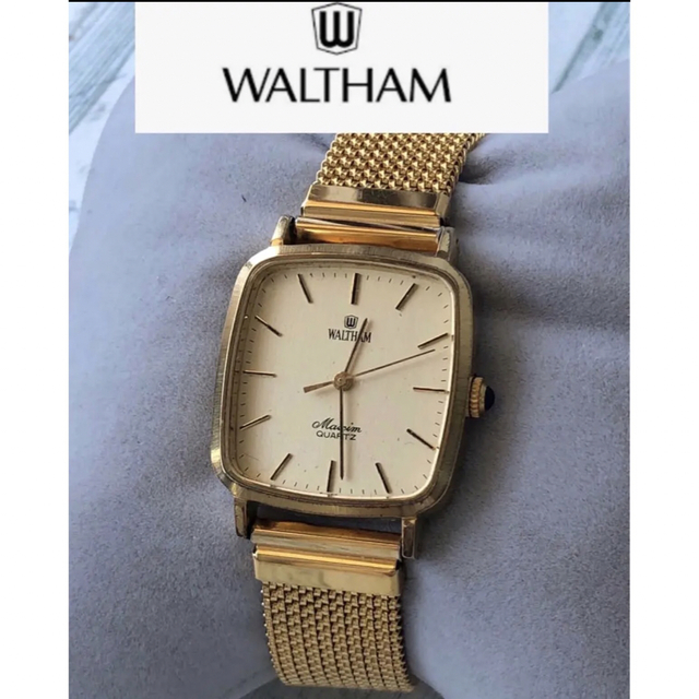 ディスカウント中古　waltham  ウォルサム　腕時計  ゴールド　移動品