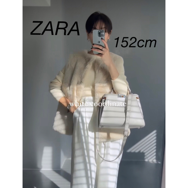 ZARA(ザラ)のZARA リバーシブルフェイクファーベスト レディースのトップス(ベスト/ジレ)の商品写真