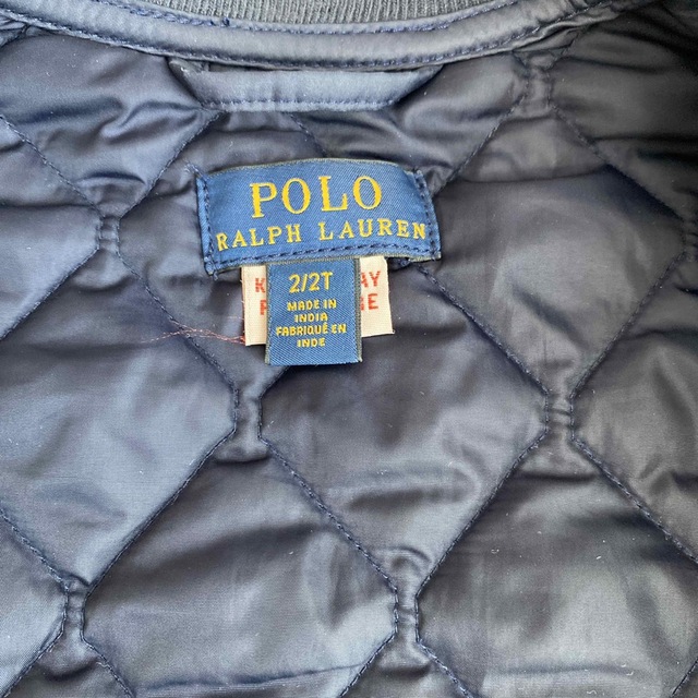 POLO RALPH LAUREN(ポロラルフローレン)の【値下げ！】子供用ラルフローレン　紺ブルゾン　 キッズ/ベビー/マタニティのキッズ服男の子用(90cm~)(ジャケット/上着)の商品写真