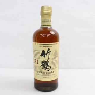 ニッカウイスキー(ニッカウヰスキー)の竹鶴 21年 ピュアモルト(ウイスキー)