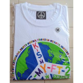 キスマイフットツー(Kis-My-Ft2)の【新品】KIS-MY-WORLD ツアーTシャツ Mサイズ(アイドルグッズ)