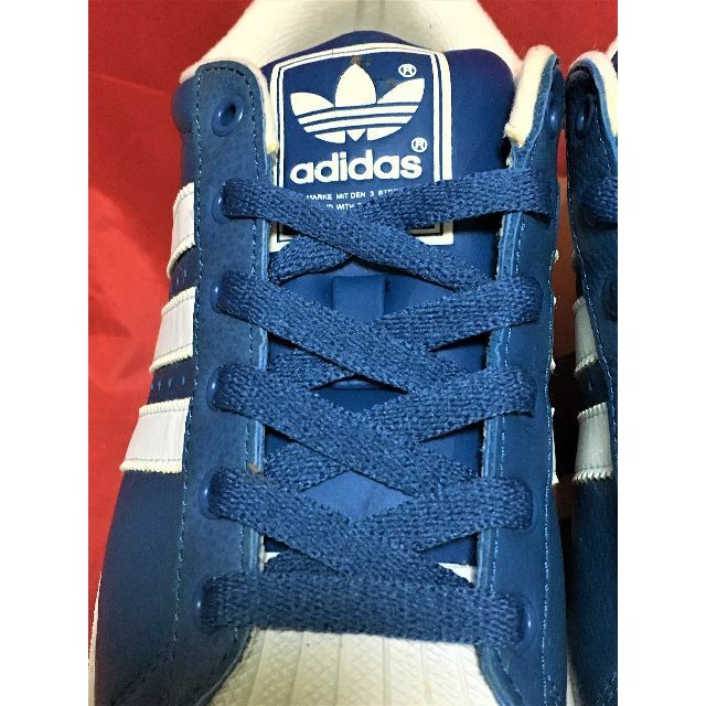 adidas(アディダス)の★希少レア!アディダス スーパースター青/白 ビンテージ デッド ❻★ メンズの靴/シューズ(スニーカー)の商品写真