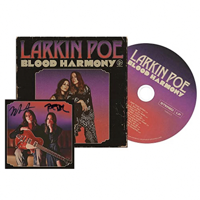 直筆サインCD Larkin Poe Blood Harmony ラーキン・ポーの通販 直筆サインCD Larkin Poe Blood Harmony ラーキン・ポーの通販