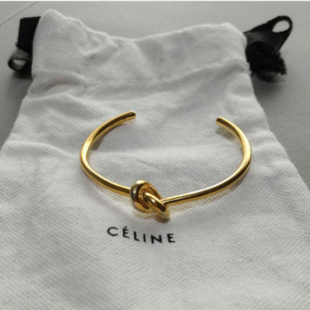 CELINE ノット　エクストラシンブレスレット