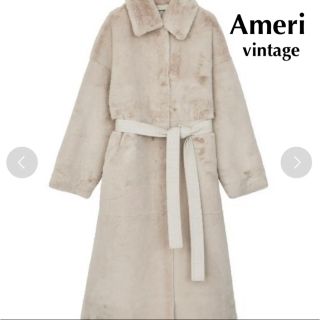 アメリヴィンテージ(Ameri VINTAGE)の新品未使用 タグ付きAmeri vintage フェイクボアコート(ロングコート)