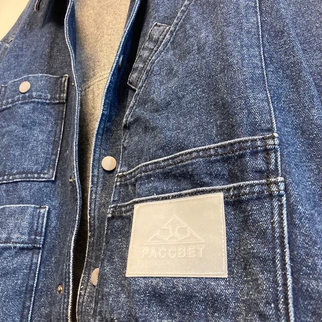 STUSSY(ステューシー)の【値下げ中】PACCBET ラスベートデニムジャケット  メンズのジャケット/アウター(Gジャン/デニムジャケット)の商品写真