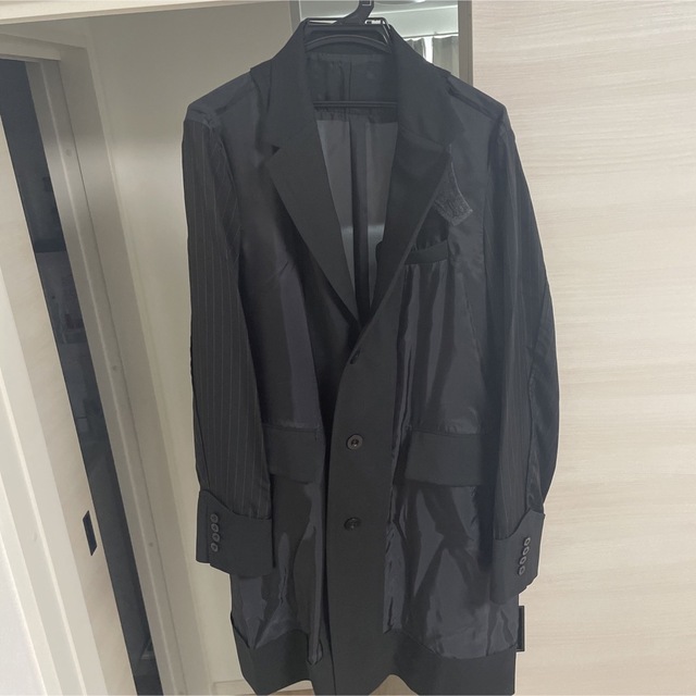 sacai Suiting Coat 異素材切替コート ハイブリッド2021ss
