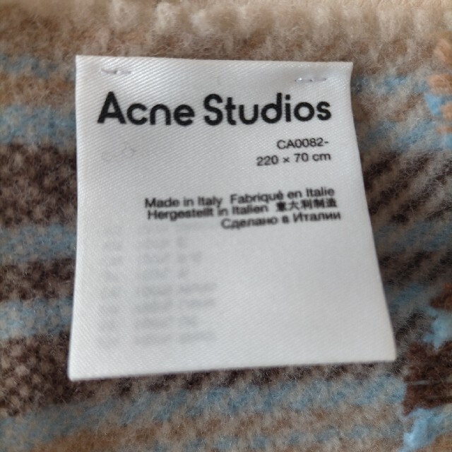 Acne Studios(アクネストゥディオズ)のAcne Studios マフラー ストール レディースのファッション小物(マフラー/ショール)の商品写真