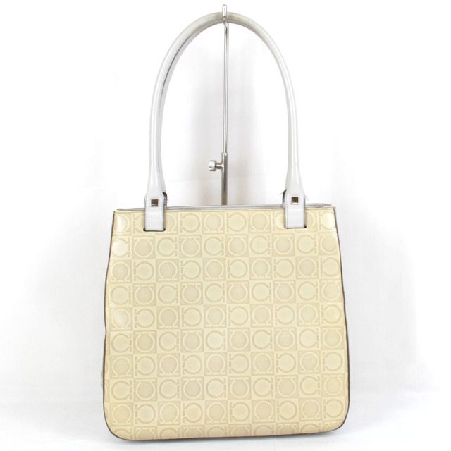 USED』 Salvatore Ferragamo フェラガモ ガンチーニ AU-21-1237 トート