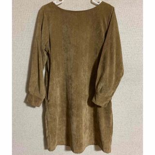 ショコラフィネローブ(chocol raffine robe)のchocol raffine robe  ひざ丈ワンピース　Fサイズ(ひざ丈ワンピース)