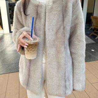 ANCHE バックフレアエコファーコート