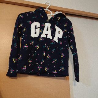 ギャップキッズ(GAP Kids)の新品未使用★タグ付き女の子ネイビー花柄160(ジャケット/上着)