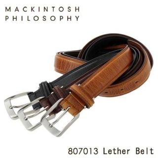 マッキントッシュフィロソフィー(MACKINTOSH PHILOSOPHY)の41新品マッキントッシュ フィロソフィー本革ベルト日本製チョコ(ベルト)