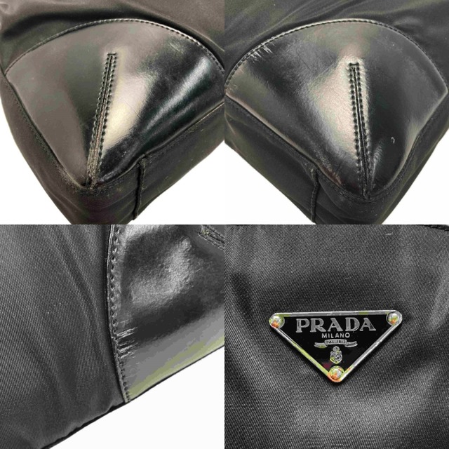 PRADA(プラダ)の☆☆PRADA プラダ ナイロン トートバッグ ブラック TESSUTO レザー NERO レディースのバッグ(トートバッグ)の商品写真