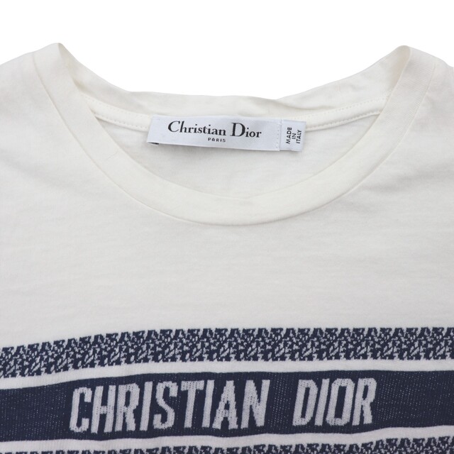 クリスチャンディオール 21SS 半袖ロゴTシャツ カットソー レディース 白 XS Christian Dior 1