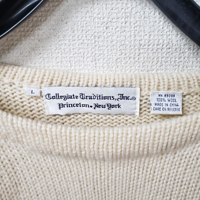 90s Callegiate Traditions "W" wool knit 3