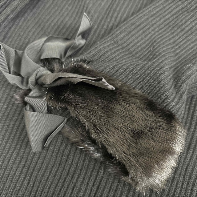 ☆FENDI☆ミンクファー毛皮付カシミヤ100ニットりぼん - violinista.mx