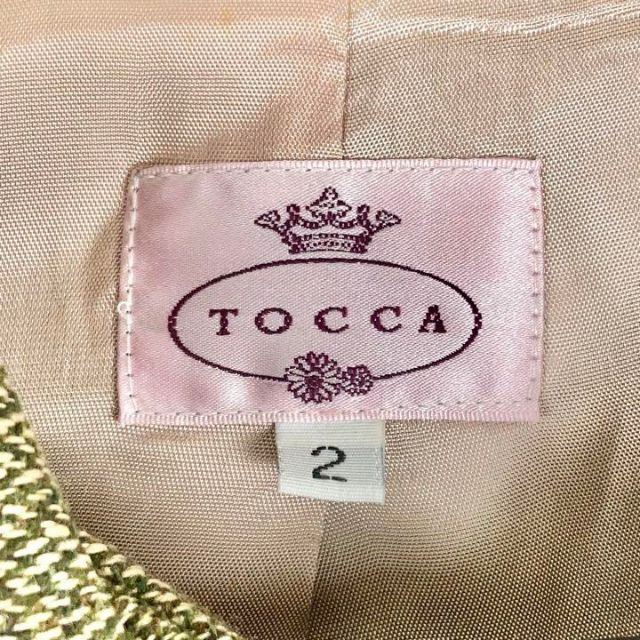 TOCCA(トッカ)のTOCCA トッカ シルク ウール混 ショートコート ジャケット 2 レディースのジャケット/アウター(その他)の商品写真