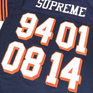 Supreme フットボール シャツ M メッシュ 正規品 メンズ Tシャツ