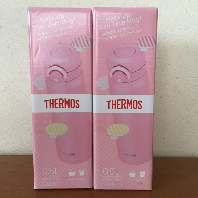 THERMOS(サーモス)のキャプテンスタッグ　マグカップ　サーモス  水筒　ワンタッチ(バラ売り無しです) キッズ/ベビー/マタニティの授乳/お食事用品(水筒)の商品写真