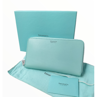 ティファニー(Tiffany & Co.)のティファニー TIFFANY&Co. ラウンドファスナー 長財布 AM791(財布)