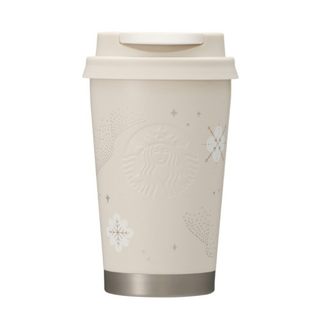 スターバックス(Starbucks)のホリデー2022ステンレスTOGOロゴタンブラースノーフレーク355ml(タンブラー)