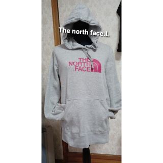 ザノースフェイス(THE NORTH FACE)のTHE NORTH FACE パーカーladies ビッグロゴピンク(パーカー)