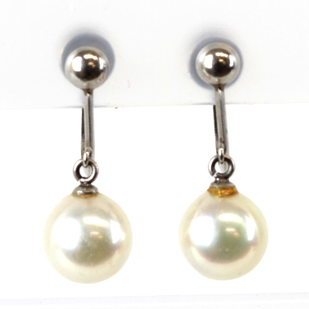 【18%OFF】 美品『USED』 Pt900/パール イヤリング 3.6g【中古】 真珠