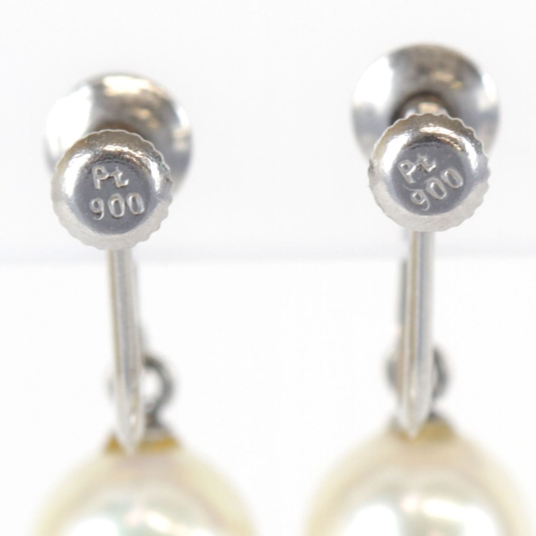 超特価SALE開催! 美品『USED』 Pt900/パール 3.6g【中古】 イヤリング 真珠