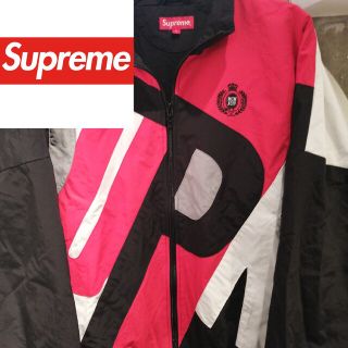 シュプリーム(Supreme)の【Lサイズ】supreme Big Letter Track Jacket　完売(ナイロンジャケット)