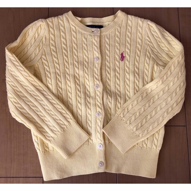 POLO RALPH LAUREN(ポロラルフローレン)のラルフローレン　カーディガン　4T キッズ/ベビー/マタニティのキッズ服女の子用(90cm~)(カーディガン)の商品写真