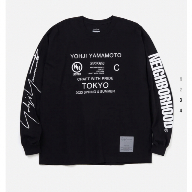 22AW NEIGHBORHOOD YN. CREWNECKLS. CO L