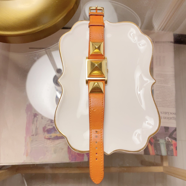 国内配送】 Hermes - エルメス メドール レザーブレスレット 腕時計