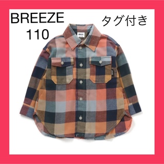ブリーズ(BREEZE)のBREEZE チェックシャツ レインボー(Tシャツ/カットソー)