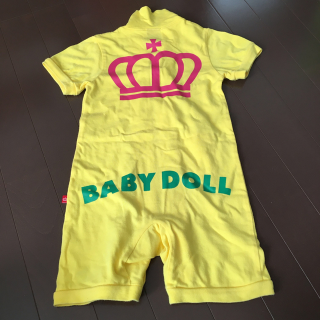 BABYDOLL(ベビードール)のbaby doll ロンパース　90サイズ キッズ/ベビー/マタニティのベビー服(~85cm)(ロンパース)の商品写真