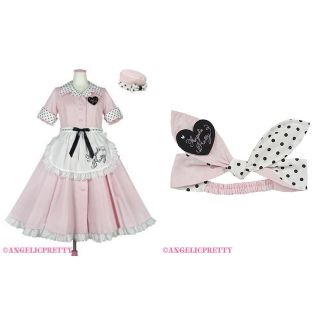 アンジェリックプリティー(Angelic Pretty)のAngelic Pretty Milkshake ワンピース セット(ひざ丈ワンピース)