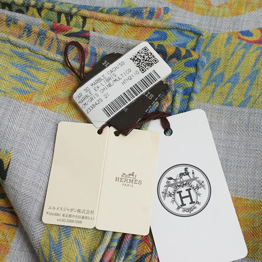 Hermes - エルメス カレ 90 京都 マーブル EX-Libris エクスリブリス