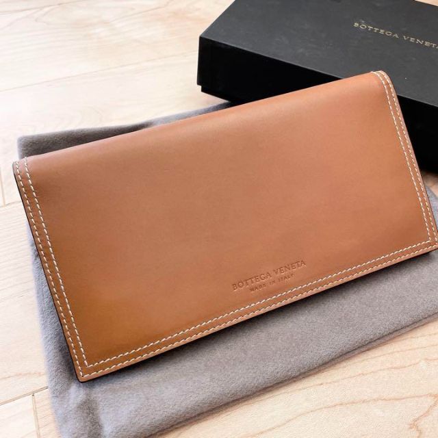 Bottega Veneta - 【新品未使用】BOTTEGA VENETA 長財布 本革 ブラウン