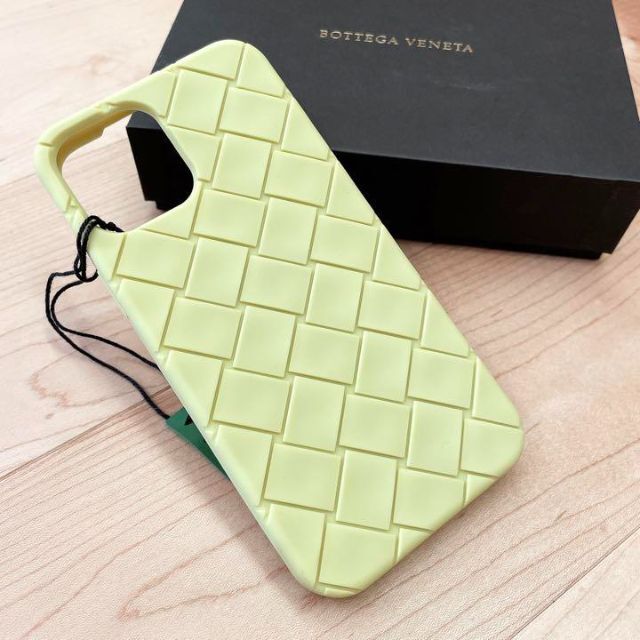 【新品未使用】BOTTEGA VENETA 　iphoneケース12proMAXスマホアクセサリー