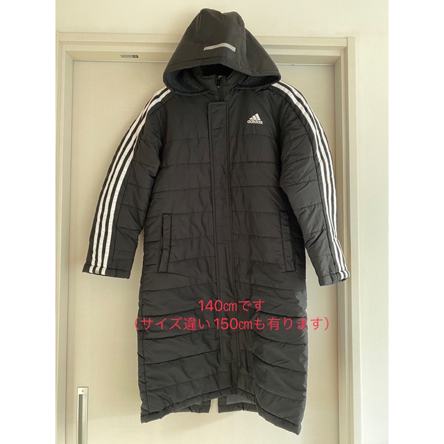 adidas(アディダス)のadidas 男児 ベンチコート 140㎝、150㎝のセット キッズ/ベビー/マタニティのキッズ服男の子用(90cm~)(ジャケット/上着)の商品写真