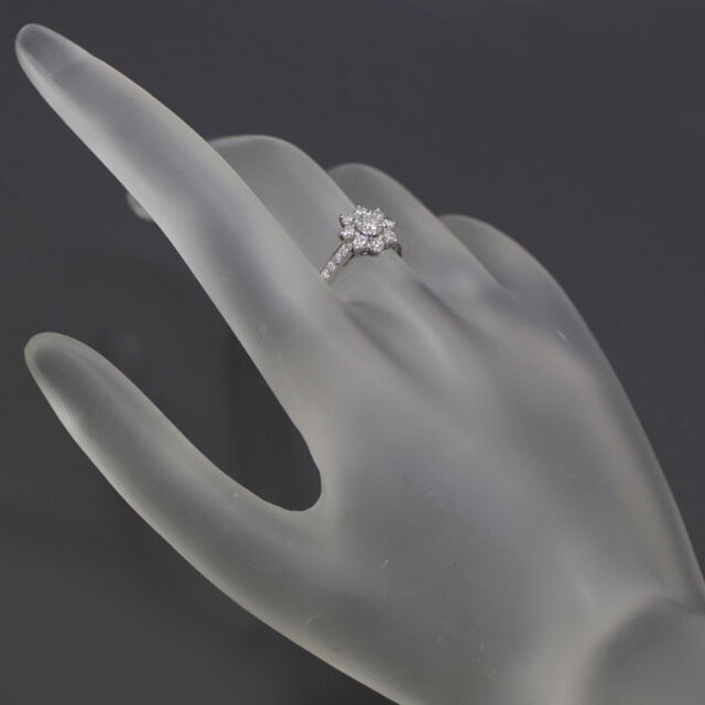 Tiffany & Co. - ティファニー Pt950 ダイヤモンド リング フローラの Tiffany & Co. - ティファニー Pt950 ダイヤモンド リング フローラの