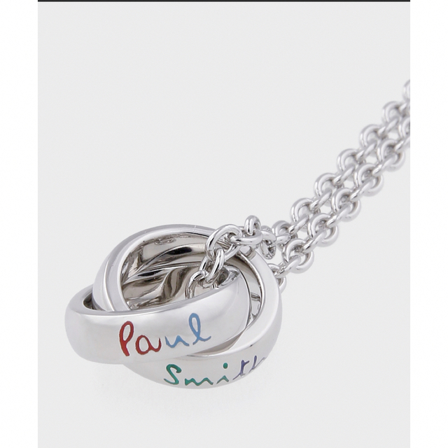 新品、包装済み【Paul Smith】ポールスミス ダブルリングネックレス 新品、包装済み【Paul Smith】ポールスミス ダブルリングネックレス