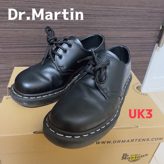 Dr.Martens(ドクターマーチン)の【美品】ドクターマーチン3ホール レディースの靴/シューズ(ローファー/革靴)の商品写真