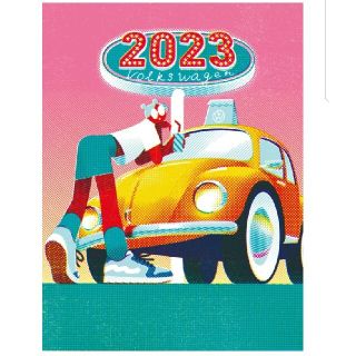 フォルクスワーゲン(Volkswagen)の2023年フォルクスワーゲンのアートカレンダー2023ポスターになる(ノベルティグッズ)